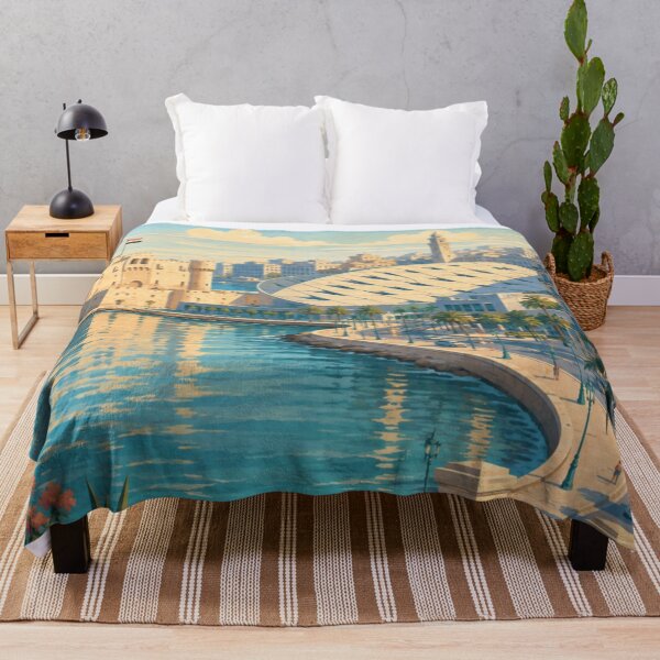 Item preview, Alexandria Egypt Travel Print designed and sold by MatthewHeights.