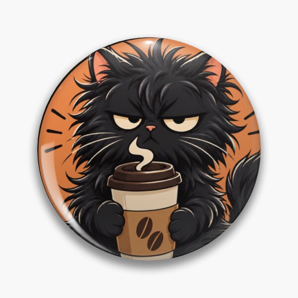 Item preview, Funny Coffee Cat First Coffee Then Talk designed and sold by WelLarsDigitals.