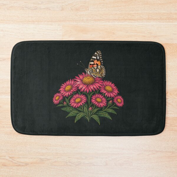 Item preview, Painted Lady on New England Asters designed and sold by VoyteksDesigns.