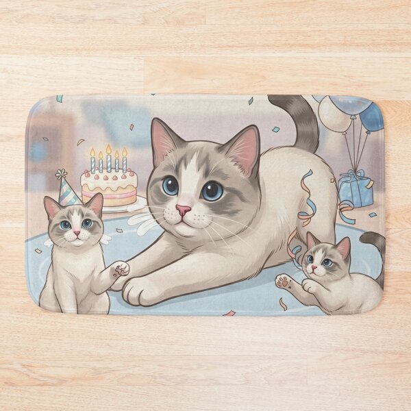 Item preview, Happy Birthday Pawfect Friend Cute Cats and Kittens designed and sold by PetalsPaws.