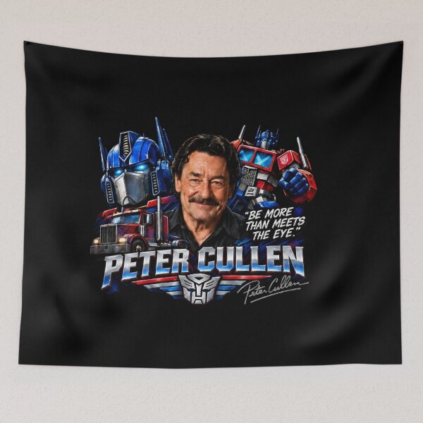 Item preview, Optimus Voice Actor Memorial Tribute - Peter Cullen Memorial designed and sold by sonjensenStudio.