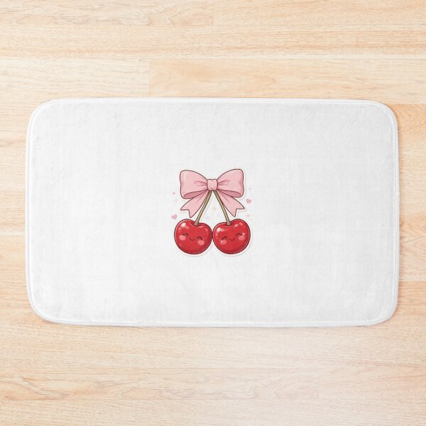 Item preview, Coquette Cherry Pink Bow Cute designed and sold by mochiMooco.