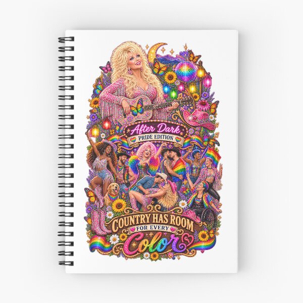 Item preview, COLLECTION - THE DOLLY EFFECT ✨ -  AFTER DARK - PRIDE EDITION - COUNTRY HAS ROOM FOR EVERYONE - LGBTQIA2S+ PRIDE designed and sold by WheelieGdArt.