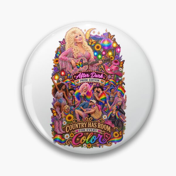 Item preview, COLLECTION - THE DOLLY EFFECT ✨ -  AFTER DARK - PRIDE EDITION - COUNTRY HAS ROOM FOR EVERYONE - LGBTQIA2S+ PRIDE designed and sold by WheelieGdArt.