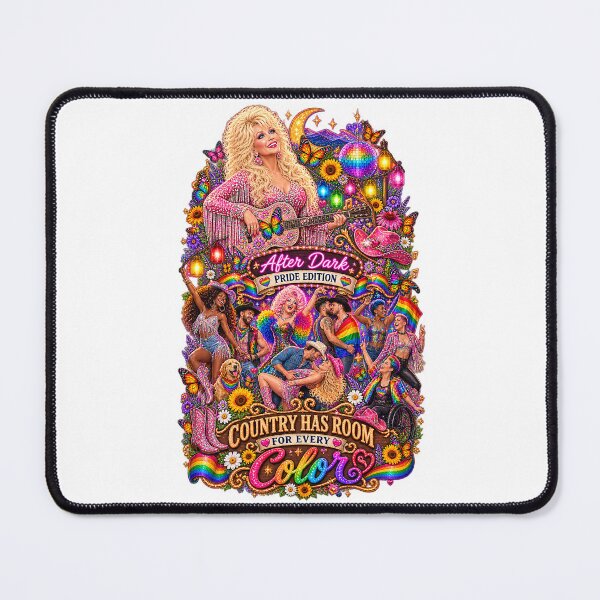 Item preview, COLLECTION - THE DOLLY EFFECT ✨ -  AFTER DARK - PRIDE EDITION - COUNTRY HAS ROOM FOR EVERYONE - LGBTQIA2S+ PRIDE designed and sold by WheelieGdArt.