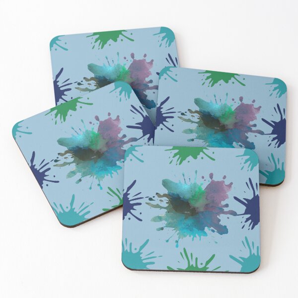 Item preview, Colorful Watercolor Paint Splatter Pattern designed and sold by ​Jyoti Digital Artist.