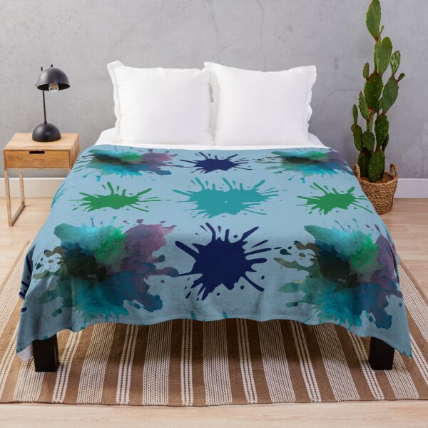 Item preview, Colorful Watercolor Paint Splatter Pattern designed and sold by ​Jyoti Digital Artist.