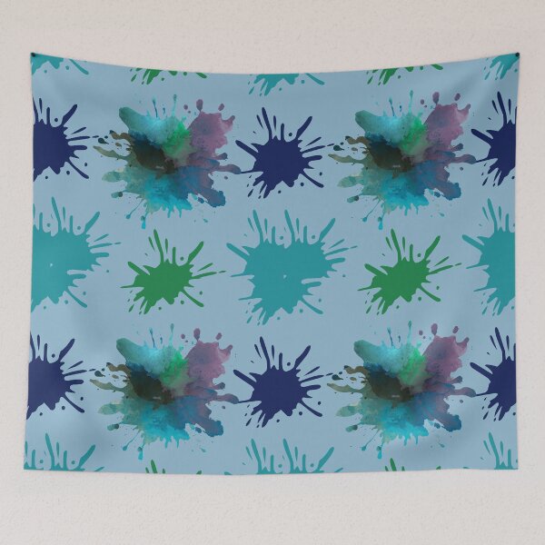 Item preview, Colorful Watercolor Paint Splatter Pattern designed and sold by ​Jyoti Digital Artist.