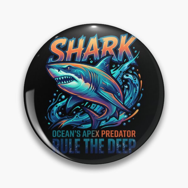 Item preview, Shark Rule The Deep - Ocean's Apex Predator designed and sold by rich-moda.