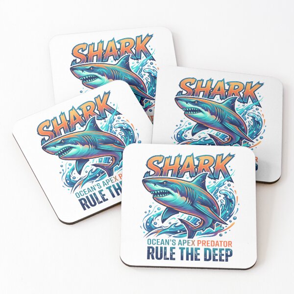 Item preview, Shark Rule The Deep - Ocean's Apex Predator designed and sold by rich-moda.