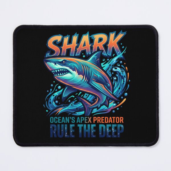 Item preview, Shark Rule The Deep - Ocean's Apex Predator designed and sold by rich-moda.