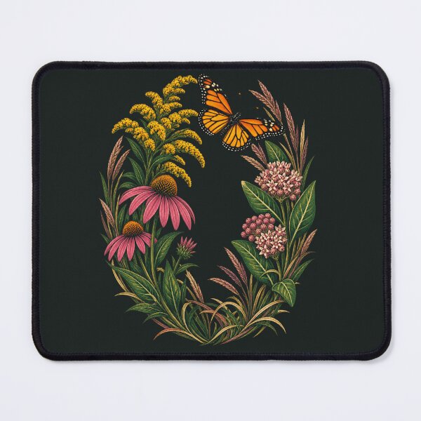 Item preview, Eastern Native Meadow Pollinator Emblem designed and sold by VoyteksDesigns.