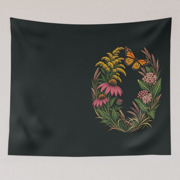 Item preview, Eastern Native Meadow Pollinator Emblem designed and sold by VoyteksDesigns.