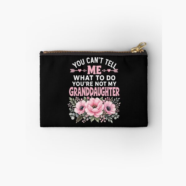 Item preview, Granddaughter Floral Quote with Pink Hearts designed and sold by ROUX-ART.