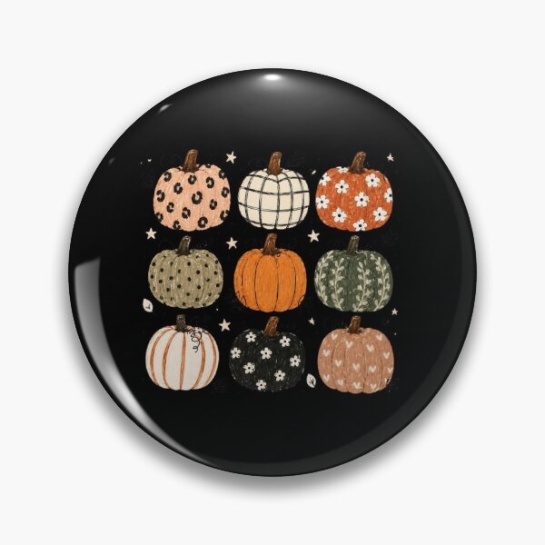 Item preview, Boho Pumpkin, Cute Fall Pumpkin Pattern, Autumn Aesthetic Cottagecore Harvest Season, Thanksgiving  designed and sold by DesignDenDo ⭐⭐⭐⭐⭐.