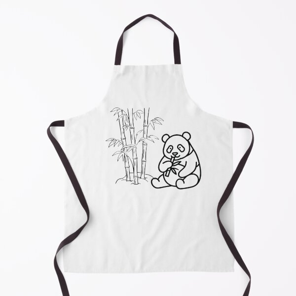 Item preview, Minimalist Zen Panda and Bamboo Line Art designed and sold by ArtisanPrintHk.