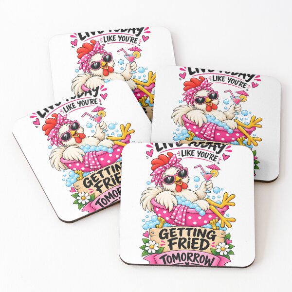 Item preview, Funny Sassy Chicken Cartoon – Colorful Farm Animal Humor designed and sold by scanusha1979.
