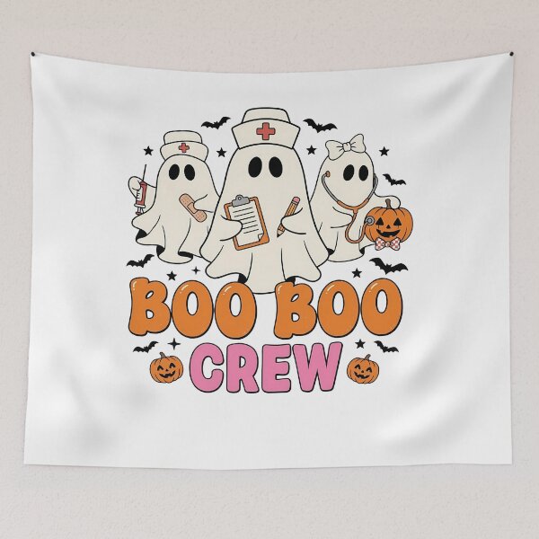 Item preview, Boo Boo Crew Halloween Nurse Ghost designed and sold by KroghDs.
