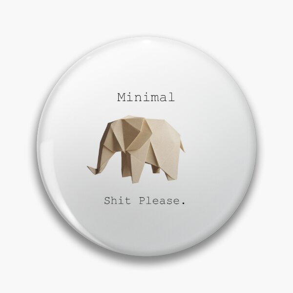 Item preview, Minimal shit paper art designed and sold by givememytees.