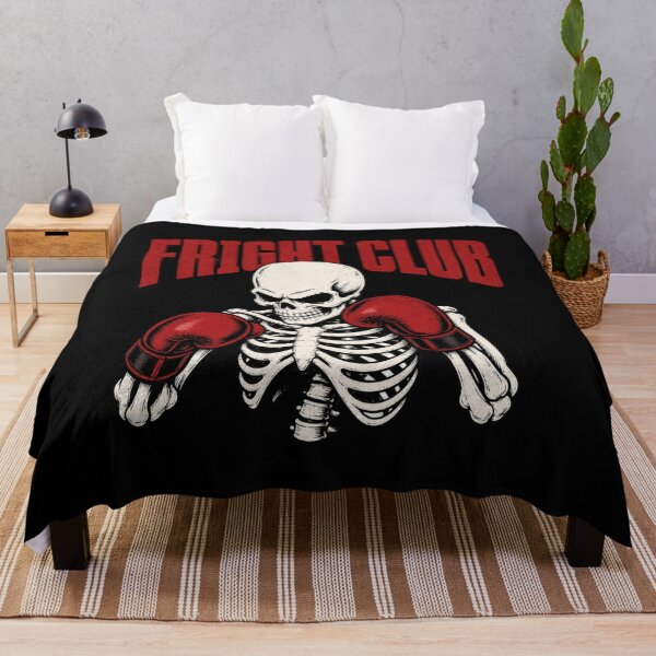 Item preview, Fright Club Shirt, Comfort Colors® Boxing Skeleton Tee, Funny Halloween Gym Boxing Graphic designed and sold by TshirtsLabs.