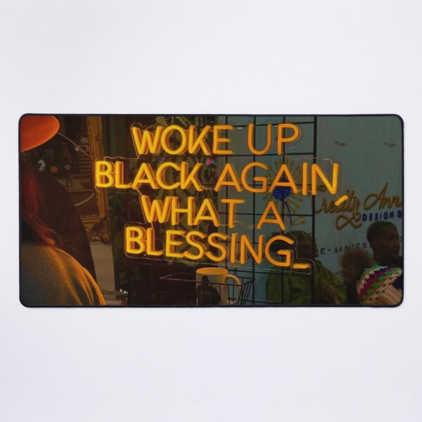 Item preview, Woke Up Black Again – Black Girl Pride Statement designed and sold by EatPrayLive.