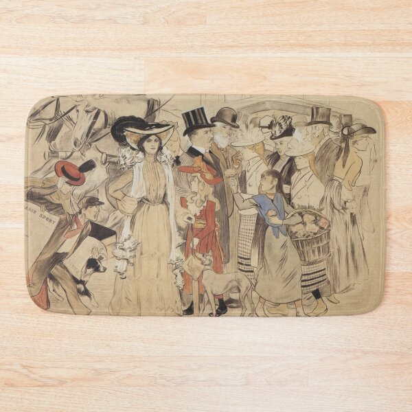 Item preview, Vintage Paris Street Art Print, La Rue, Théophile-Alexandre Steinlen Belle Époque Illustration designed and sold by RickE.