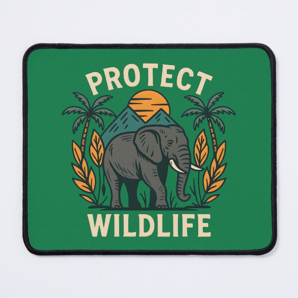 Item preview, Protect Wildlife African Elephant Nature Conservation designed and sold by Photo-Sphere101.