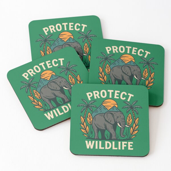 Item preview, Protect Wildlife African Elephant Nature Conservation designed and sold by Photo-Sphere101.