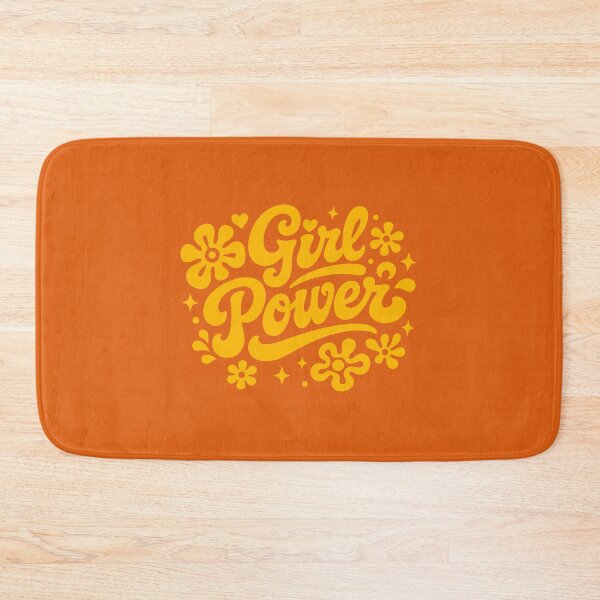 Item preview, Retro Girl Power Groovy Yellow Typography designed and sold by cutepid.