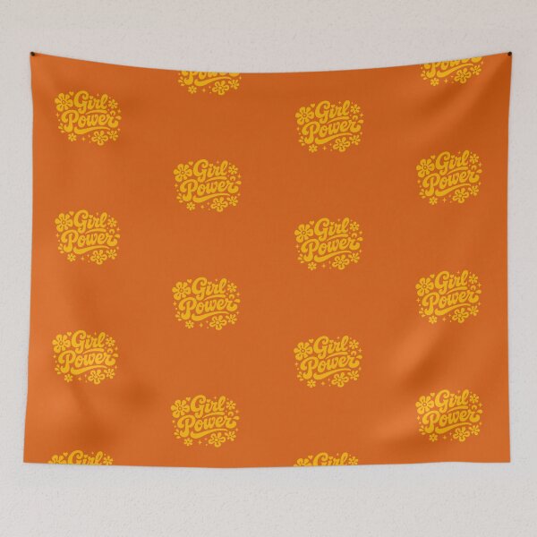 Item preview, Retro Girl Power Groovy Yellow Typography designed and sold by cutepid.