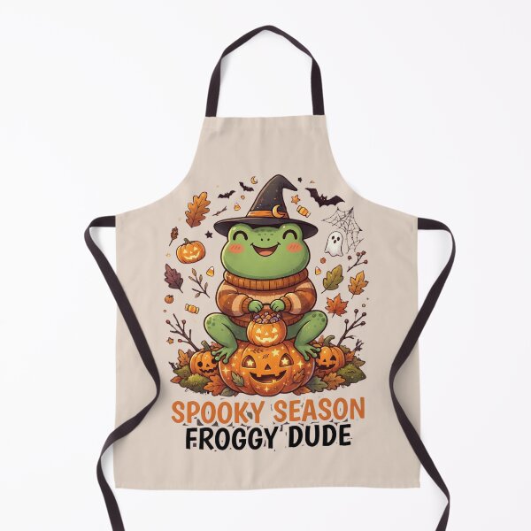 Item preview, Cute Halloween Froggy Dude Frog Witch Pumpkin designed and sold by Basma Designs | Retro, Kawaii Shirts & Stickers.