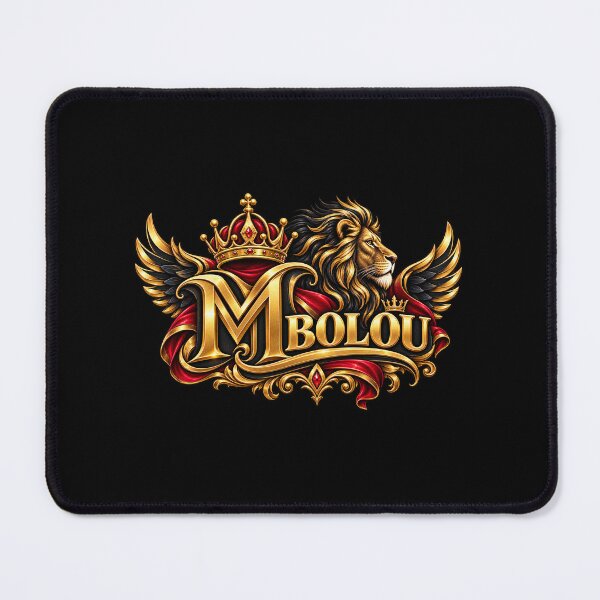 Item preview, MBOLOU Lion Crown Luxury Emblem – Royal Gold Black Red Design designed and sold by Ishratparween11.