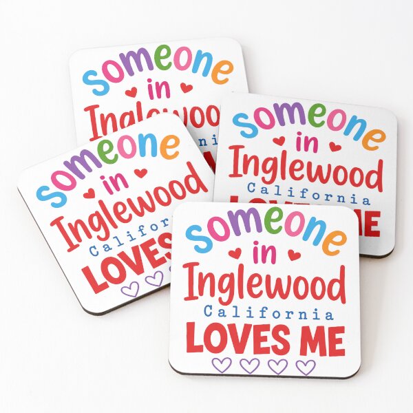 Item preview, Someone In Inglewood California Loves Me Funny Heart Quote designed and sold by ROUX-ART.