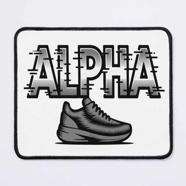 Item preview, Alpha Silver Glitch Typography Design designed and sold by Imaginarium of Chaos falcon88 .