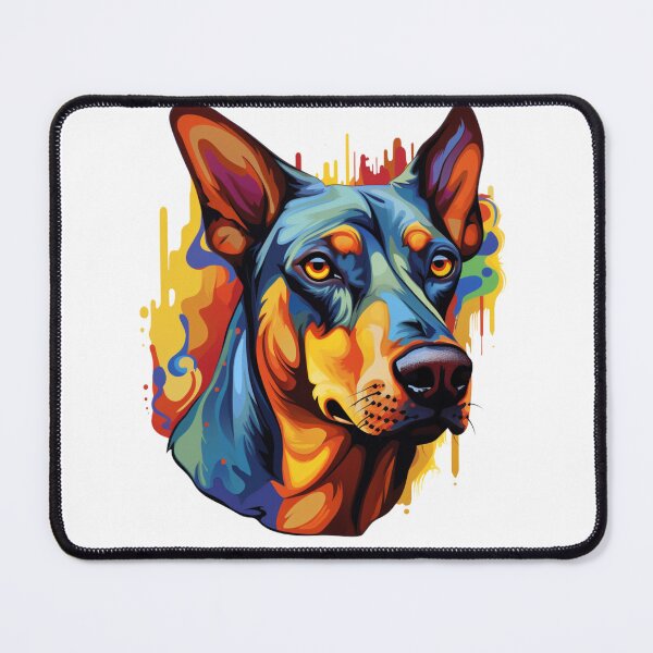 Item preview, Doberman puppy dog painting designed and sold by MendaciousMina.
