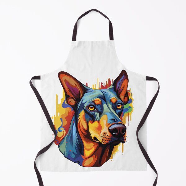 Item preview, Doberman puppy dog painting designed and sold by MendaciousMina.