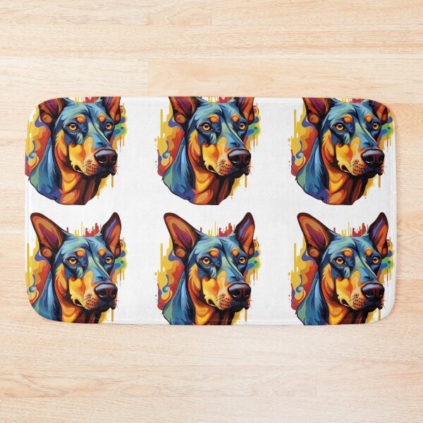 Item preview, Doberman puppy dog painting designed and sold by MendaciousMina.