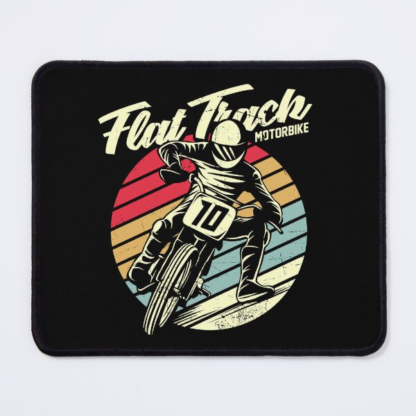 Item preview, Flat Track Motorbike Vintage Retro Sunset Racing designed and sold by heedooppod.