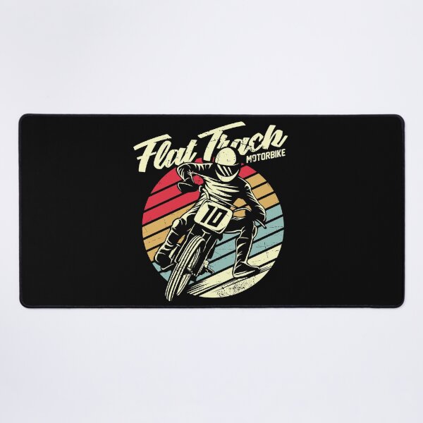 Item preview, Flat Track Motorbike Vintage Retro Sunset Racing designed and sold by heedooppod.