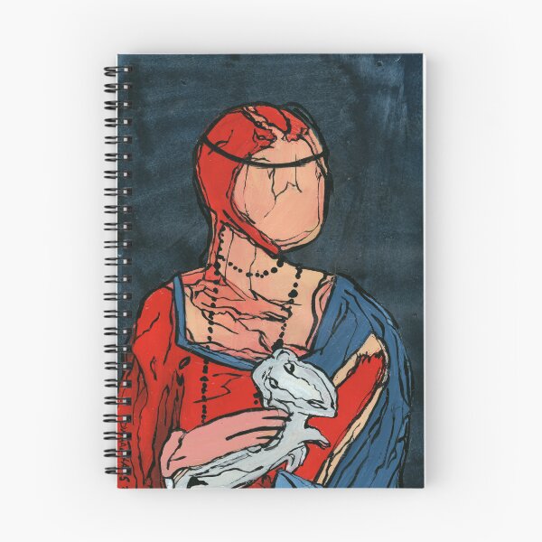 Item preview, Lady with an Ermine Expressionist Print | Art Brut designed and sold by Dwaalhaas.com.