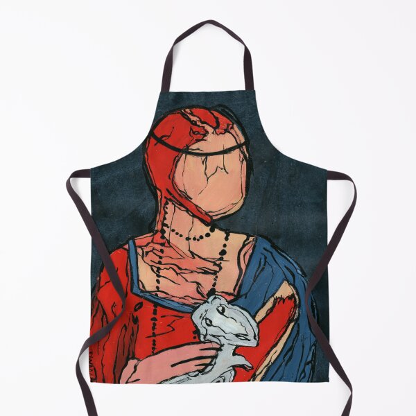 Item preview, Lady with an Ermine Expressionist Print | Art Brut designed and sold by Dwaalhaas.com.