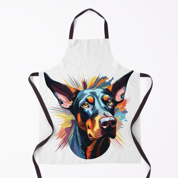 Item preview, Doberman puppy dog painting designed and sold by MendaciousMina.