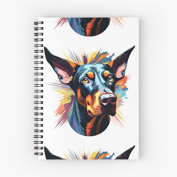Item preview, Doberman puppy dog painting designed and sold by MendaciousMina.