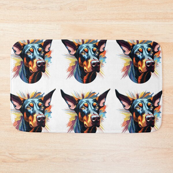 Item preview, Doberman puppy dog painting designed and sold by MendaciousMina.