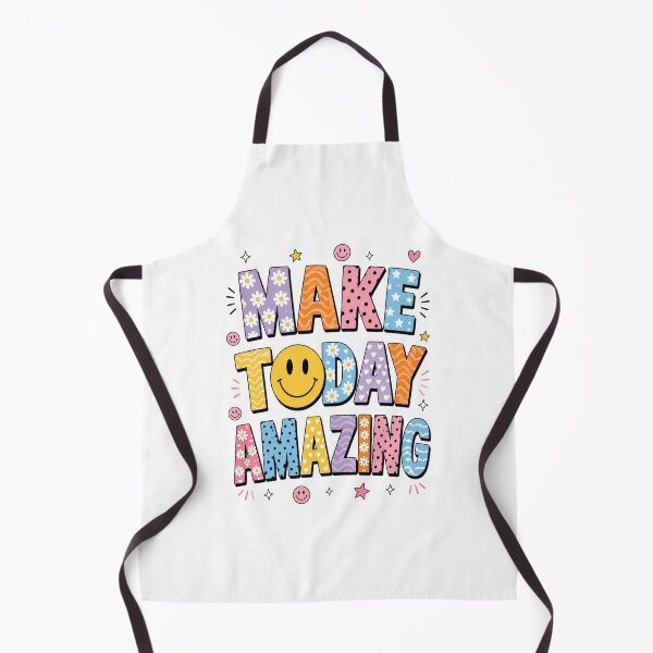 Item preview, Make Today Amazing Cute Retro Smiley Graphic designed and sold by ROUX-ART.