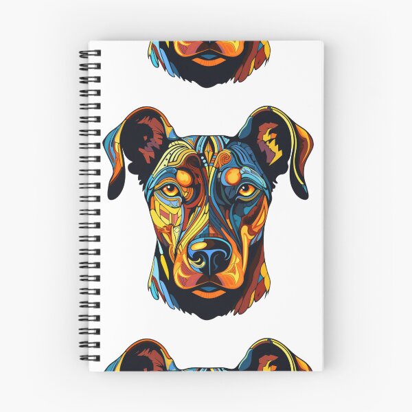 Item preview, Doberman puppy dog painting designed and sold by MendaciousMina.