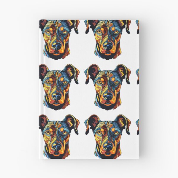 Item preview, Doberman puppy dog painting designed and sold by MendaciousMina.