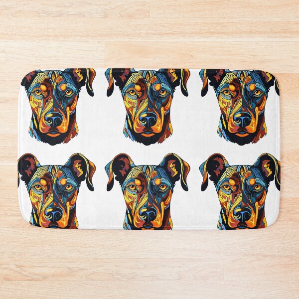 Item preview, Doberman puppy dog painting designed and sold by MendaciousMina.
