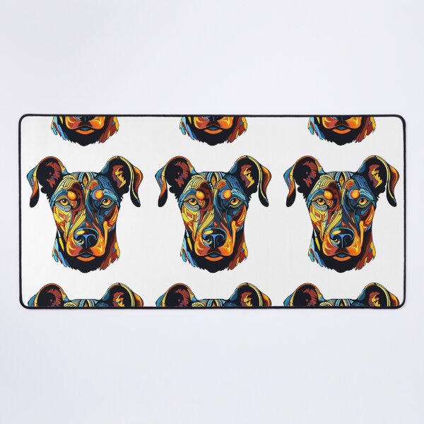 Item preview, Doberman puppy dog painting designed and sold by MendaciousMina.