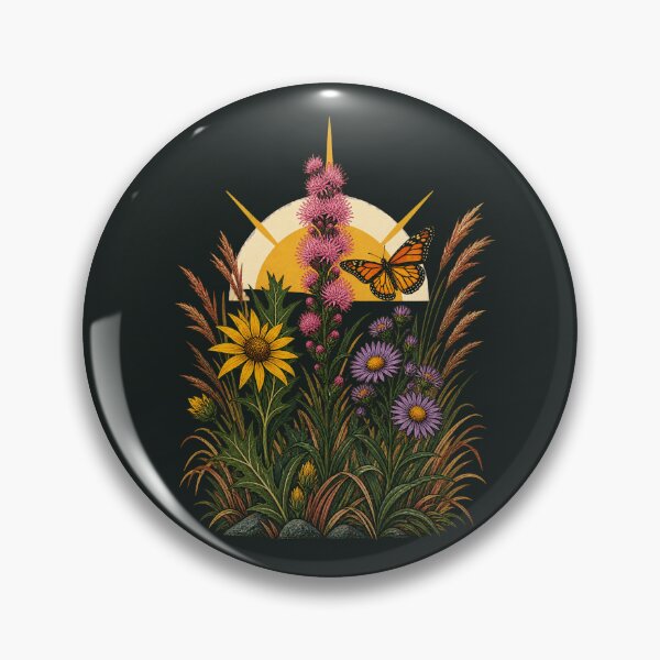 Item preview, Prairie Dusk with Monarch Butterfly designed and sold by VoyteksDesigns.